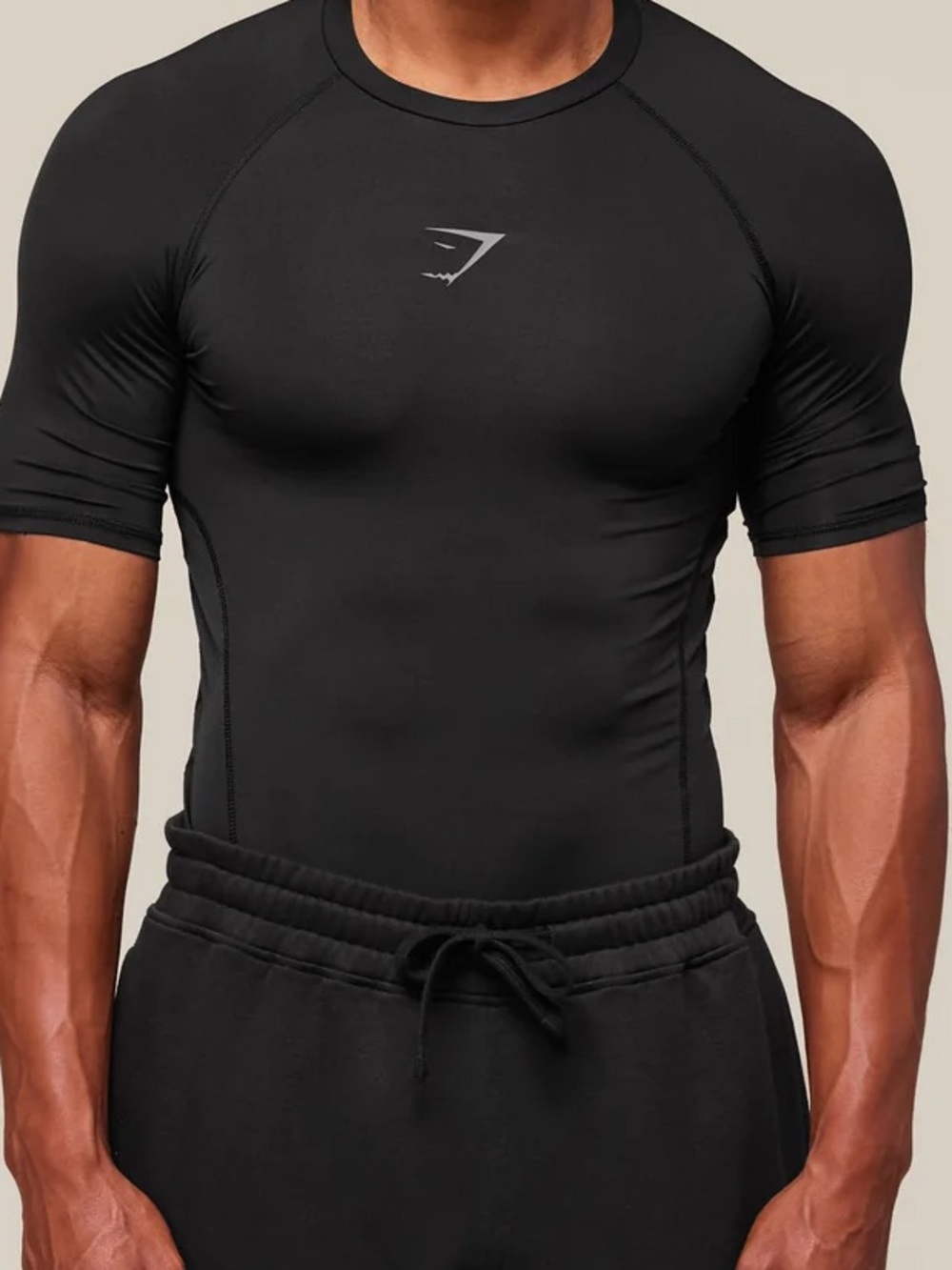 Gymshark ELEMENT BASELAYER T-SHIRT S COMPRESSION FIT black NWT